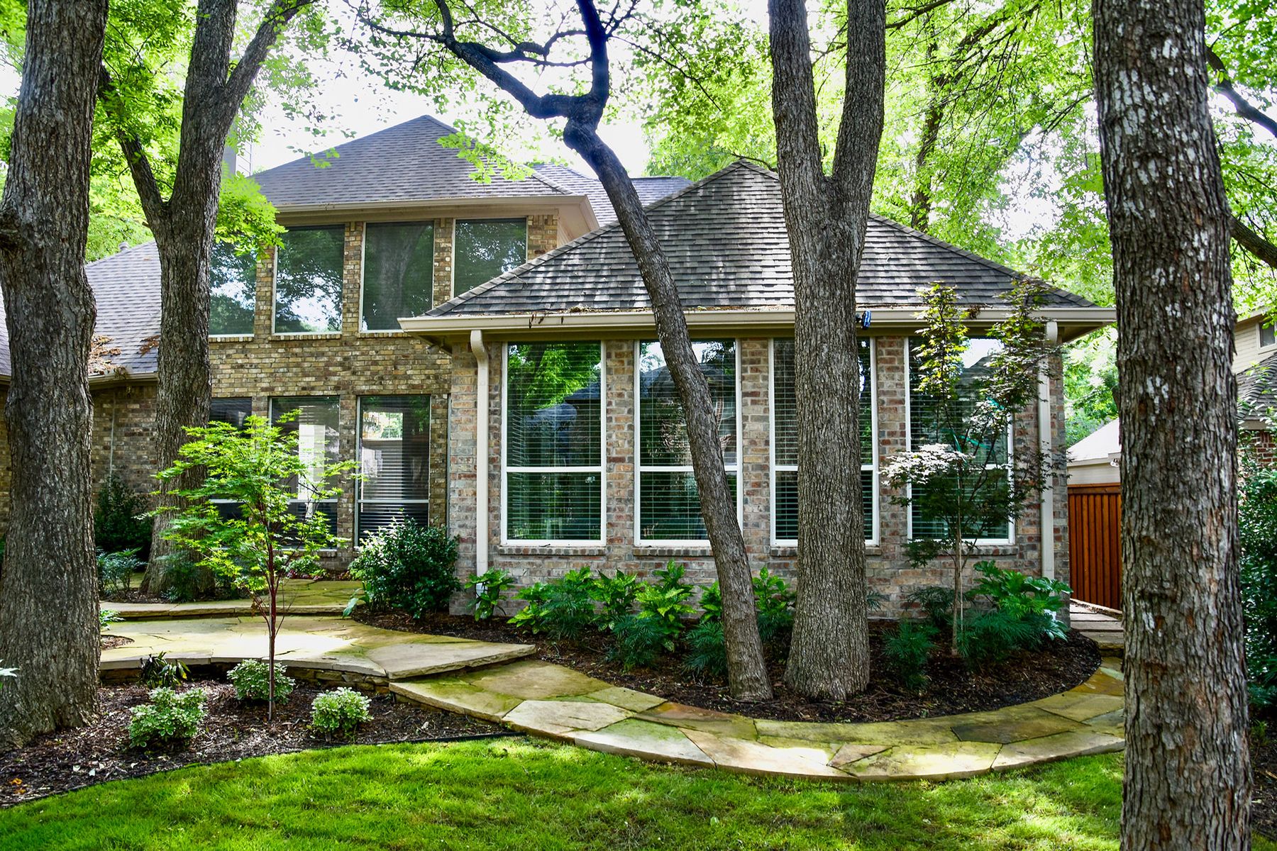 Lundell Residence New Path Through Old Trees